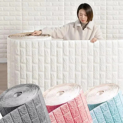Tile brick wall - 3d,