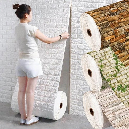 Tile brick wall - 3d, sticker