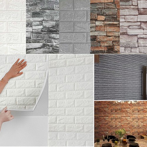 60pcs tile brick wall - 60pcs, 3d