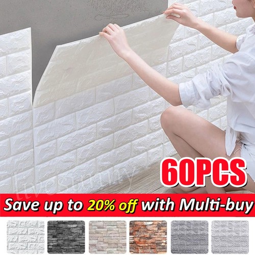 60pcs tile brick wall - brick,