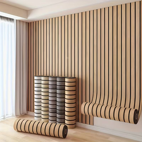 Wood grain panel - 3d, effect